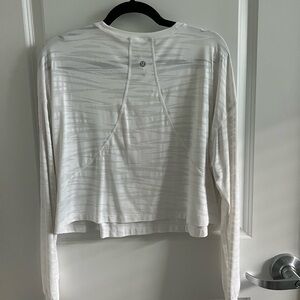 Lululemon Athletica Tiger Stripe Long Sleeve (Cropped)
